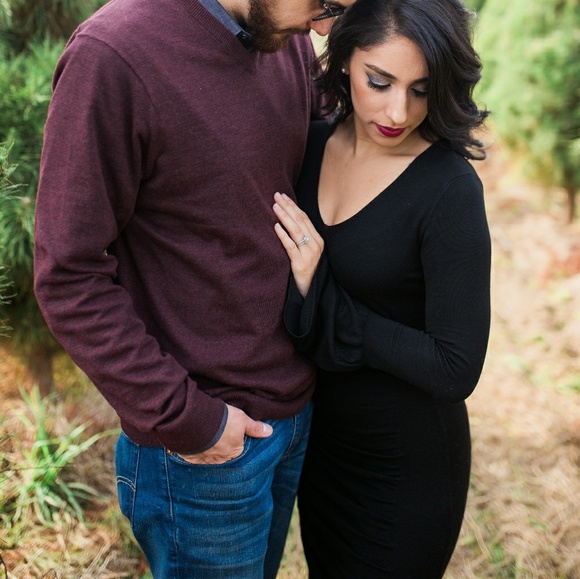 Express Bell Sleeved Ruched Dress - Picture 2 of 3